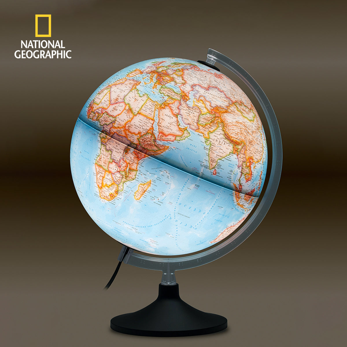 Mappamondo National Geographic Marte - Diametro 30 Cm, Luminoso, Con Cartografia Dettaigliata - Foto 4