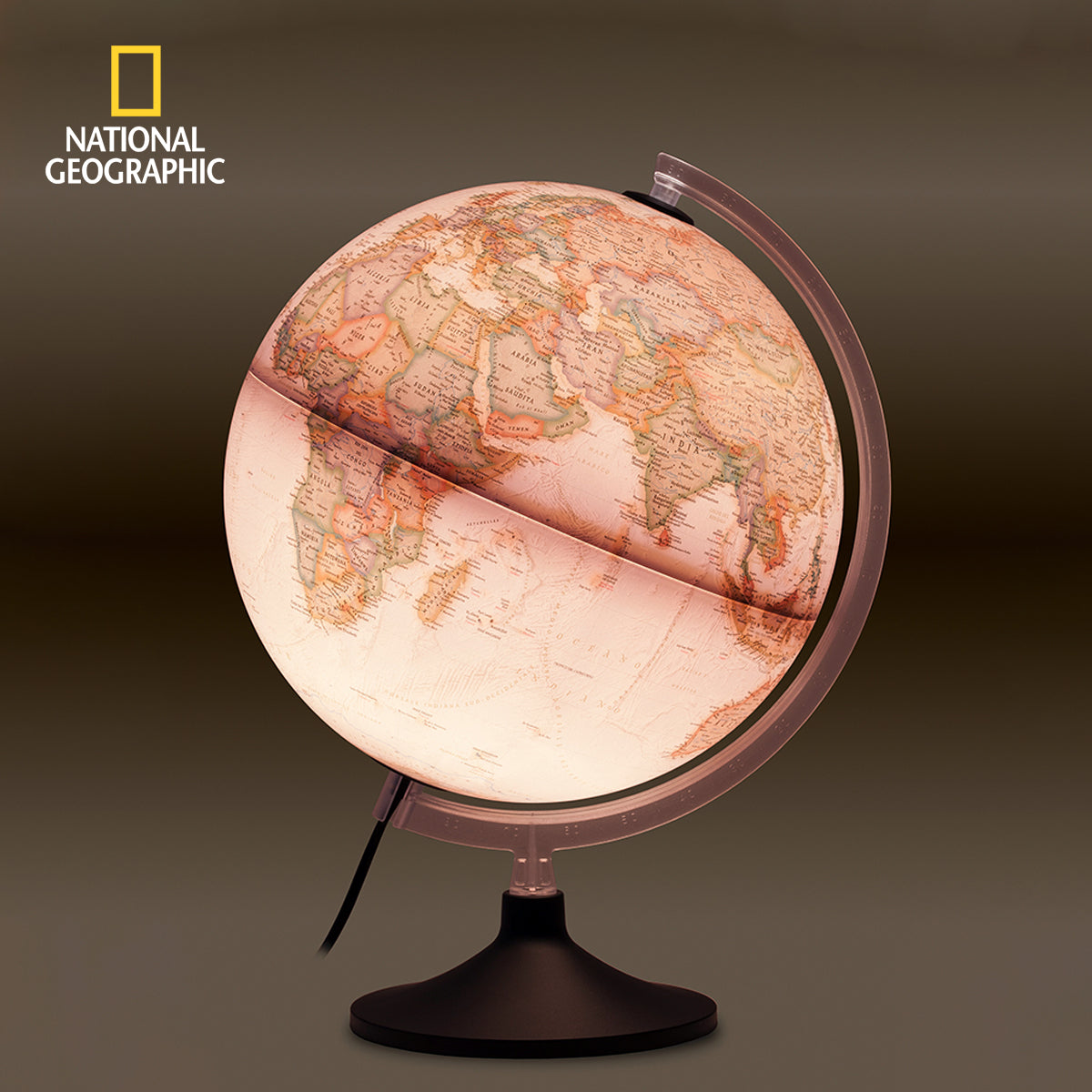 Globo Luminoso National Geographic Fusion 30cm | Mappamondo Interattivo LED | Cartografia Italiana - Foto 5