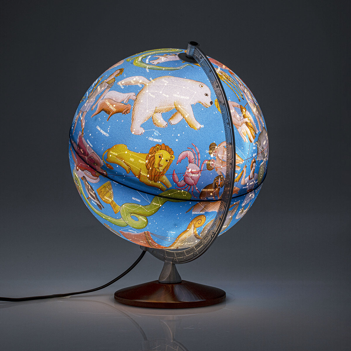 Räthgloben 1917 - Mappamondo Illuminato Per Bambini, 25 Cm, Colore