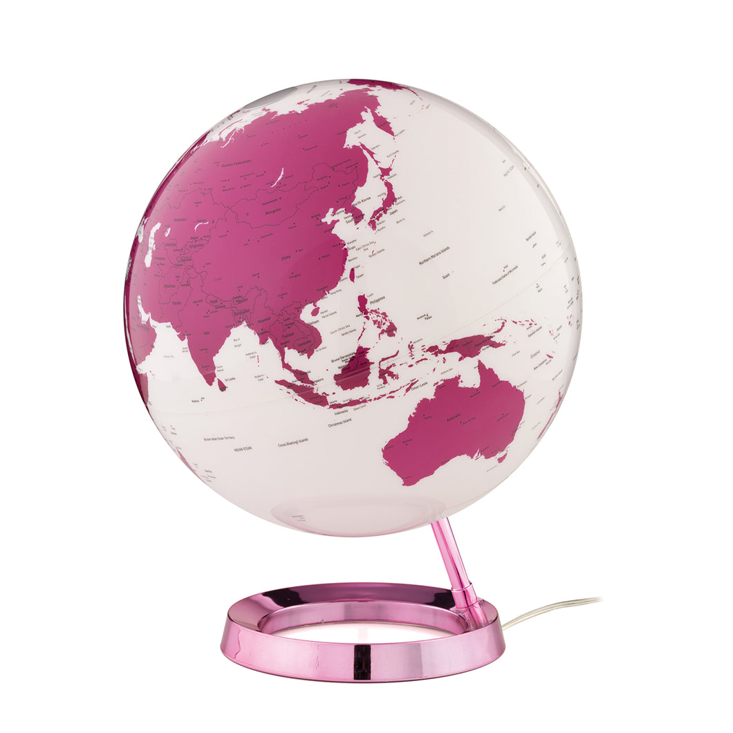 mappamondo - Light & Colour hot pink - yourglobestore